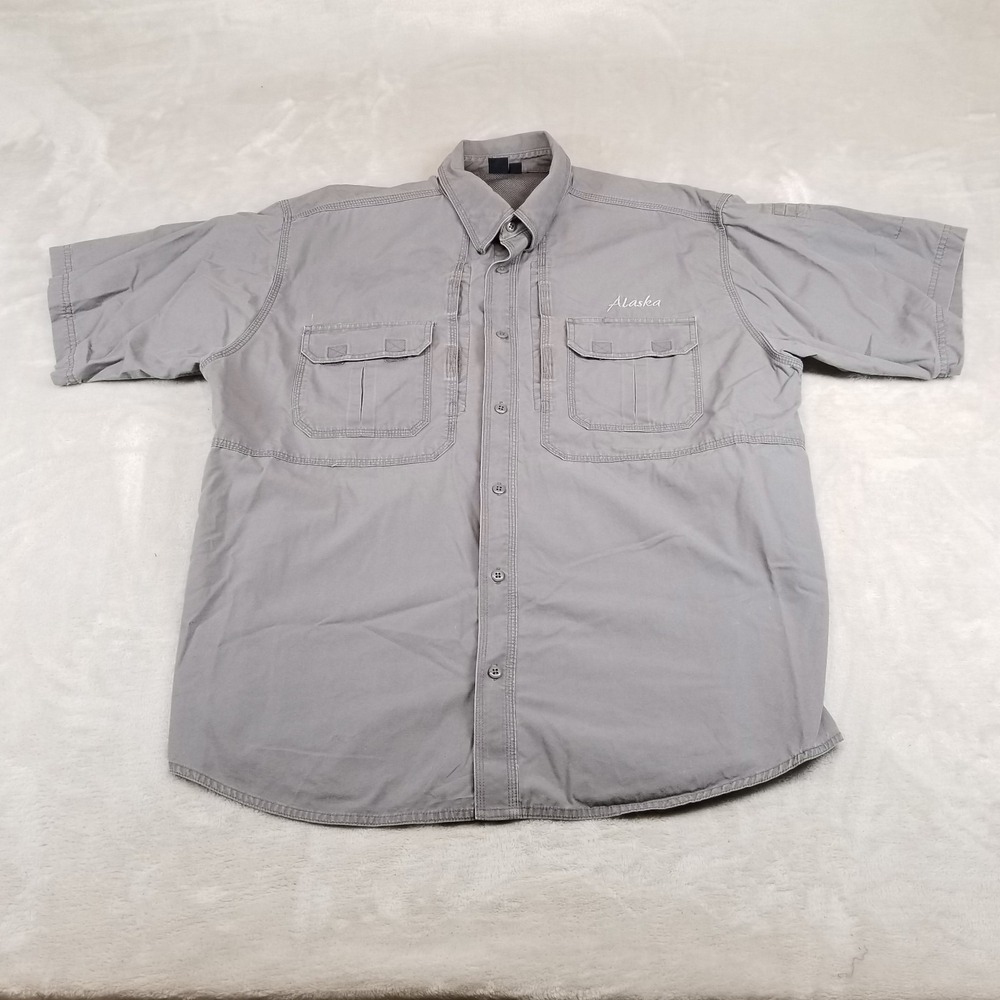 5.11 Tactical Shirt Mens XL‎ Gray Vented Performance Construction Pockets